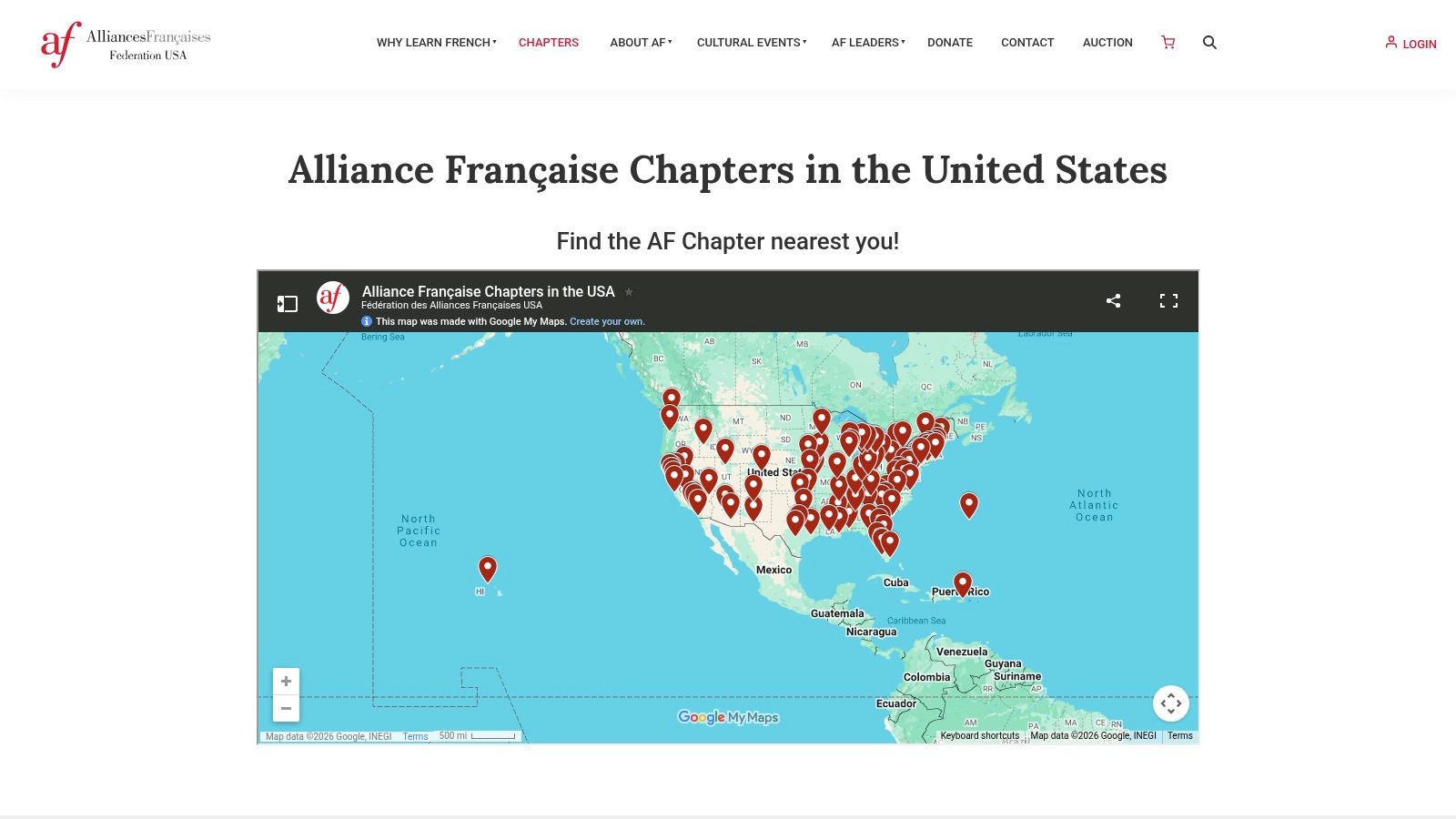 Alliance Française (U.S. chapter network)