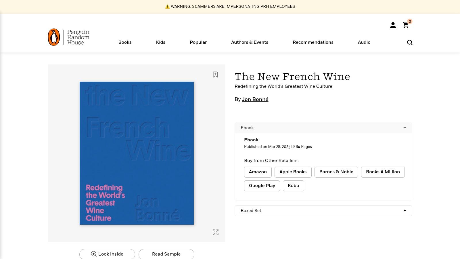 For the Modernist: The New French Wine by Jon Bonné