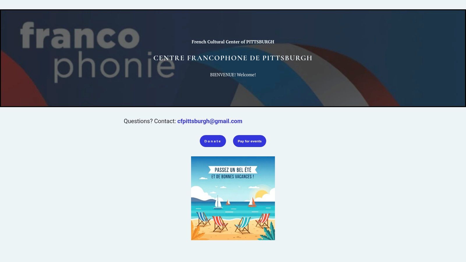 French Cultural Center of Pittsburgh (Centre Francophone de Pittsburgh), L'École du Samedi