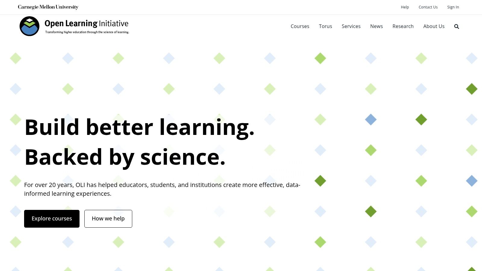 Carnegie Mellon University, Open Learning Initiative (OLI) French