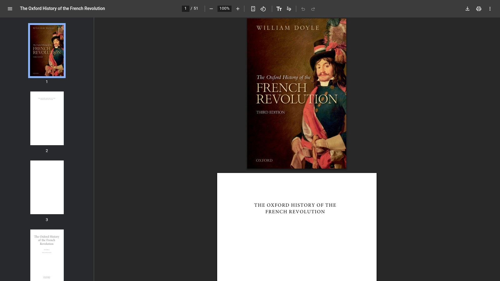 The Oxford History of the French Revolution (3rd ed., 2018), William Doyle