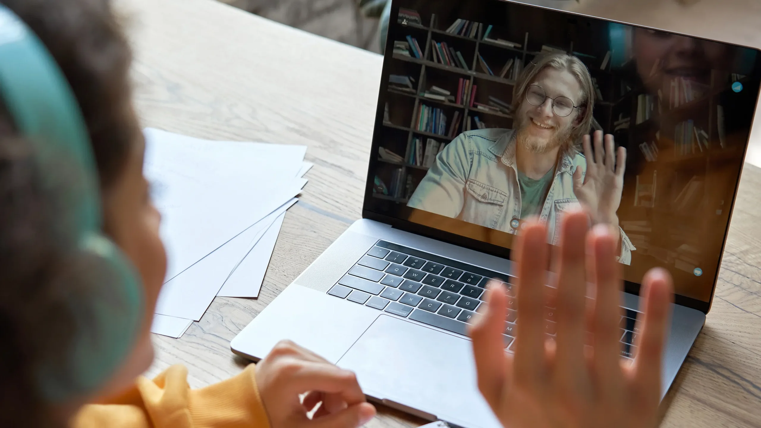 What an online French lesson looks like
