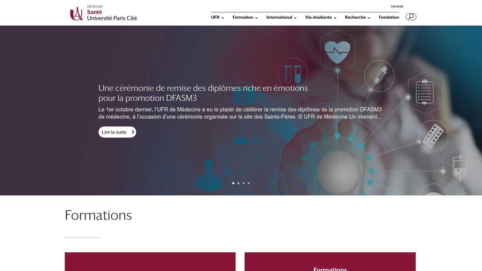 Université Paris Cité, Faculty of Health (UFR Médecine)