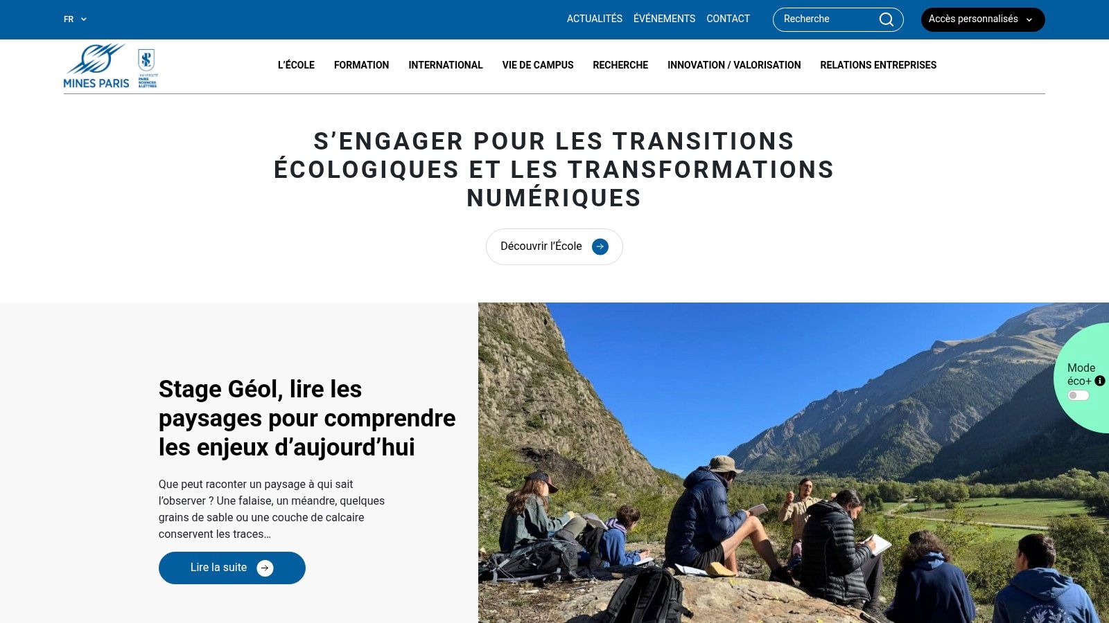 Mines Paris – PSL
